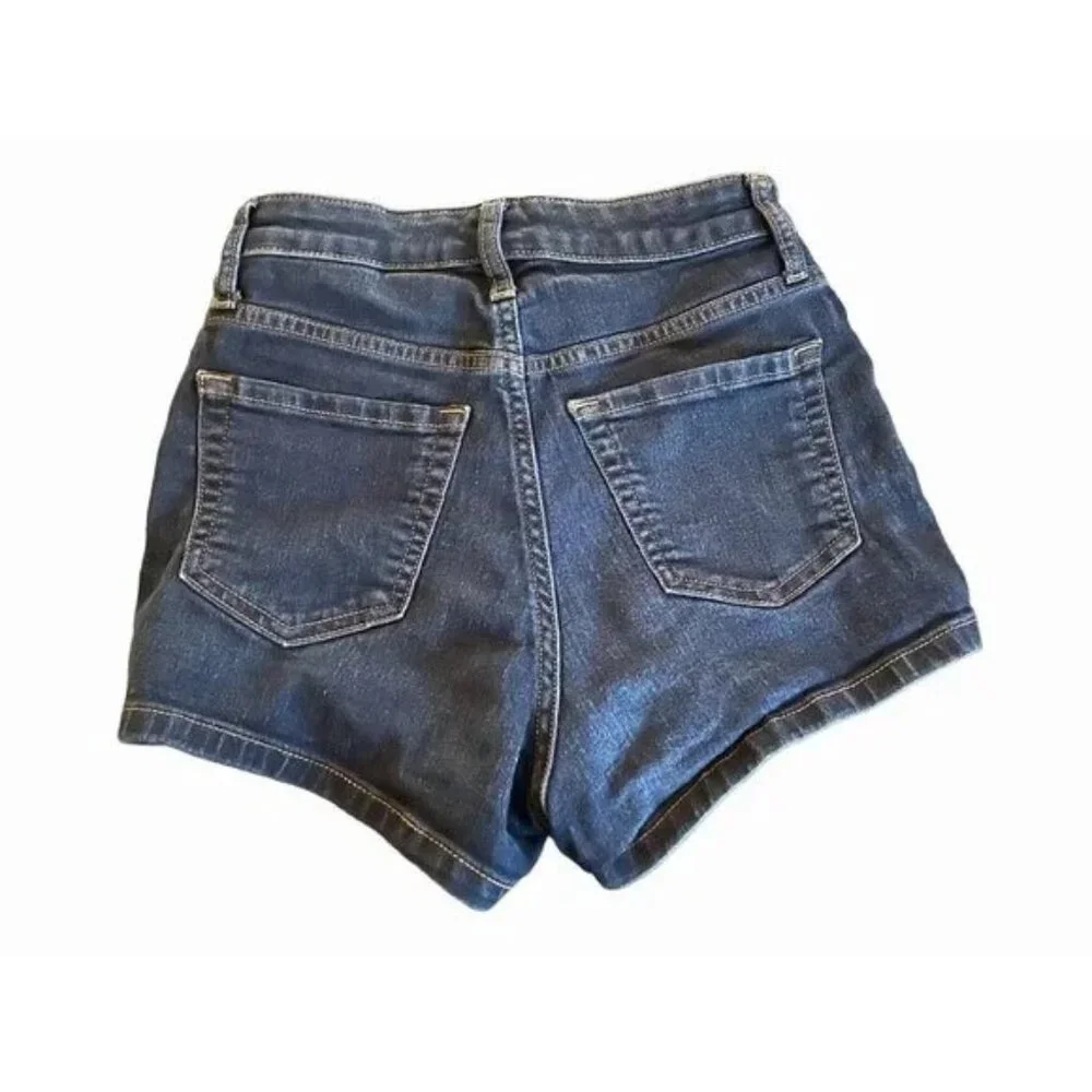Wild Fable Size‎ 2 Dark Wash High Rise Denim Shorts Short